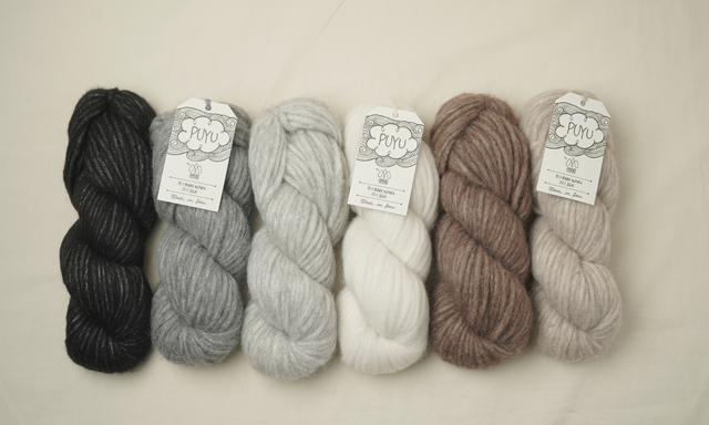 Puyu 70% Baby Alpaca, 30% Mulberry Silk