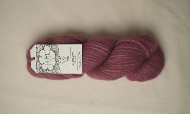 Puyu 70% Baby Alpaca, 30% Mulberry Silk