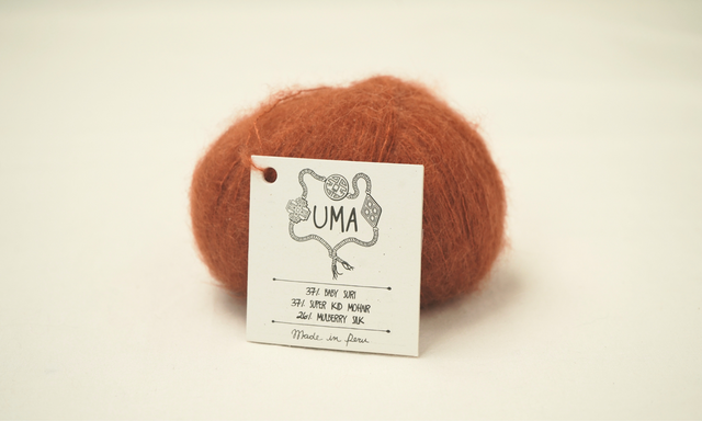 Uma 37% Baby Suri - 37% Super Kid Mohair - 26% Mulberry Silk