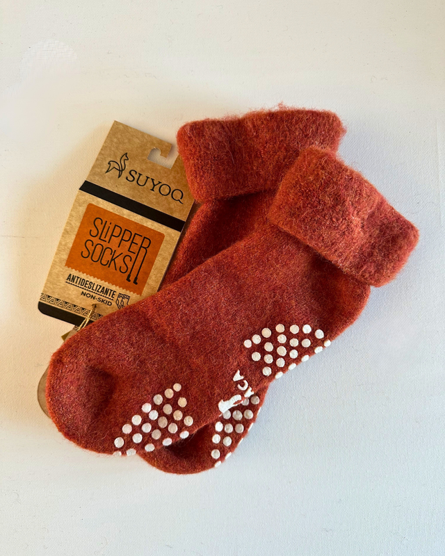 Baby Alpaca Slipper Socks