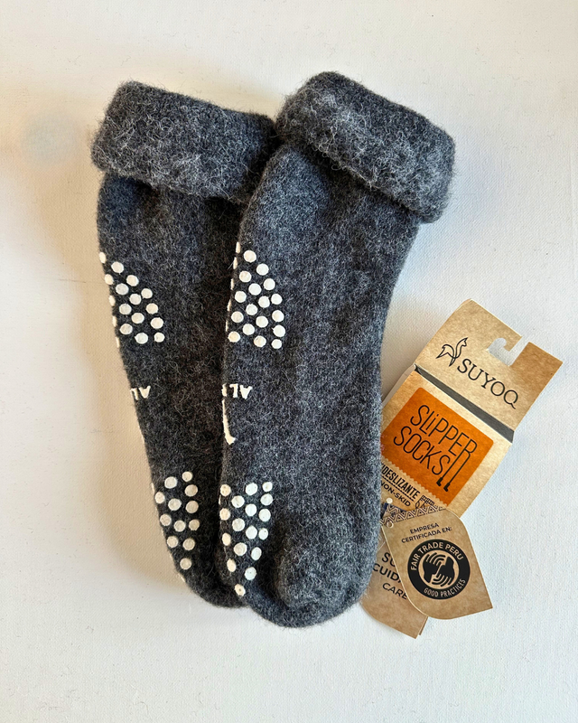 Baby Alpaca Slipper Socks