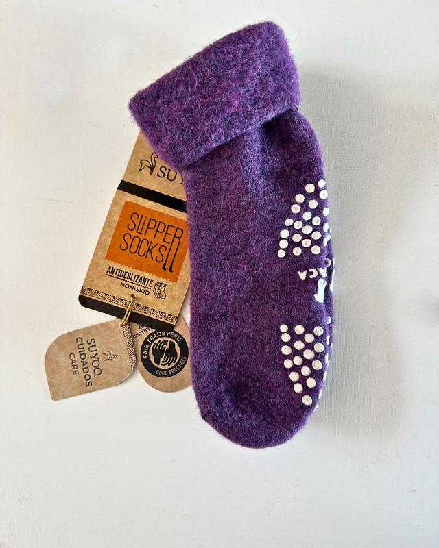 Baby Alpaca Slipper Socks