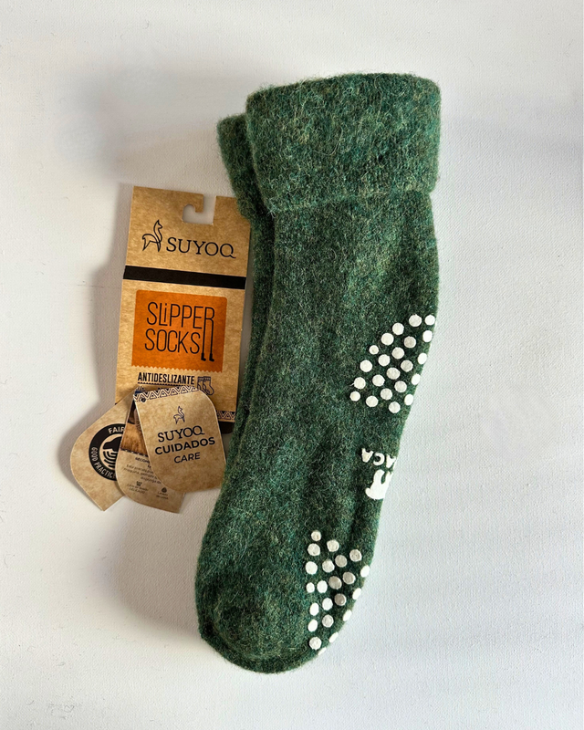 Baby Alpaca Slipper Socks