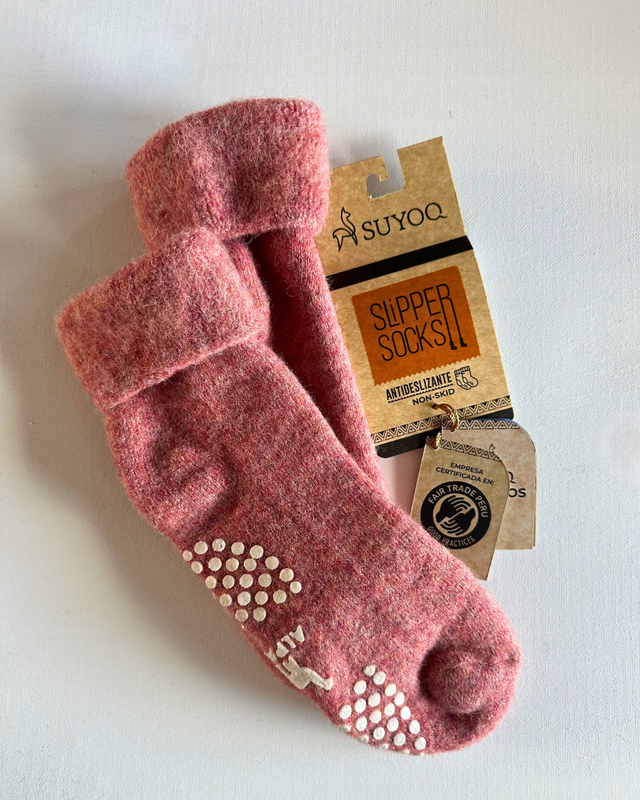 Baby Alpaca Slipper Socks